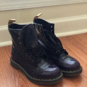 Purple doc martens